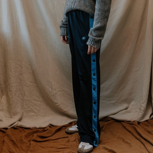 Navy and Blue STARTER Tearaway Trackpants - Picture 4 of 5